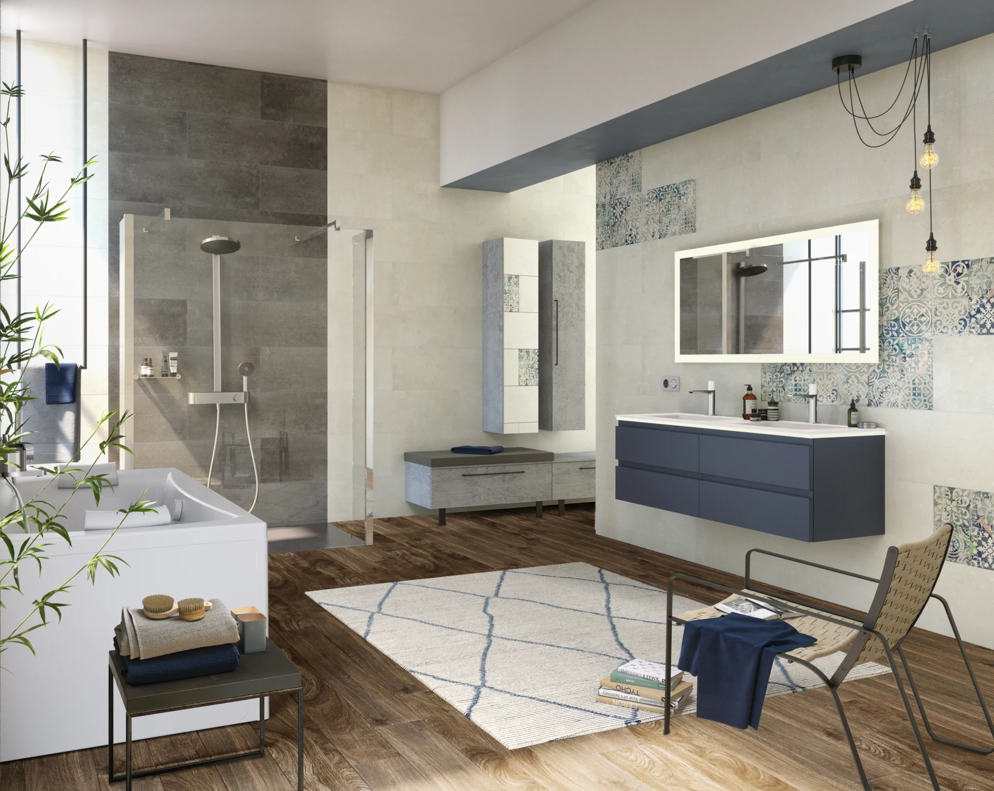 salle de bains loft