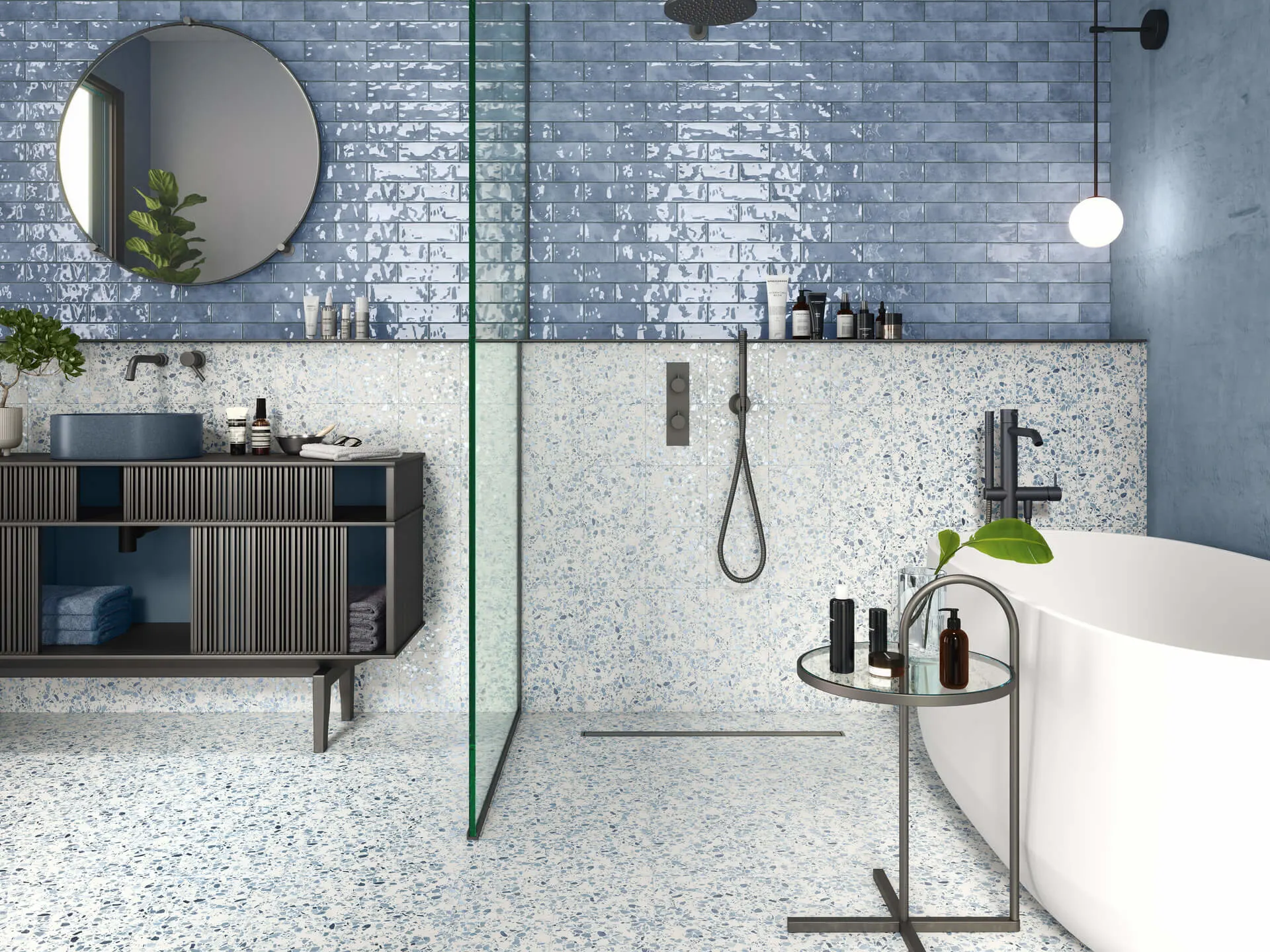 carrelage mural salle de bains colorix doux et naturels