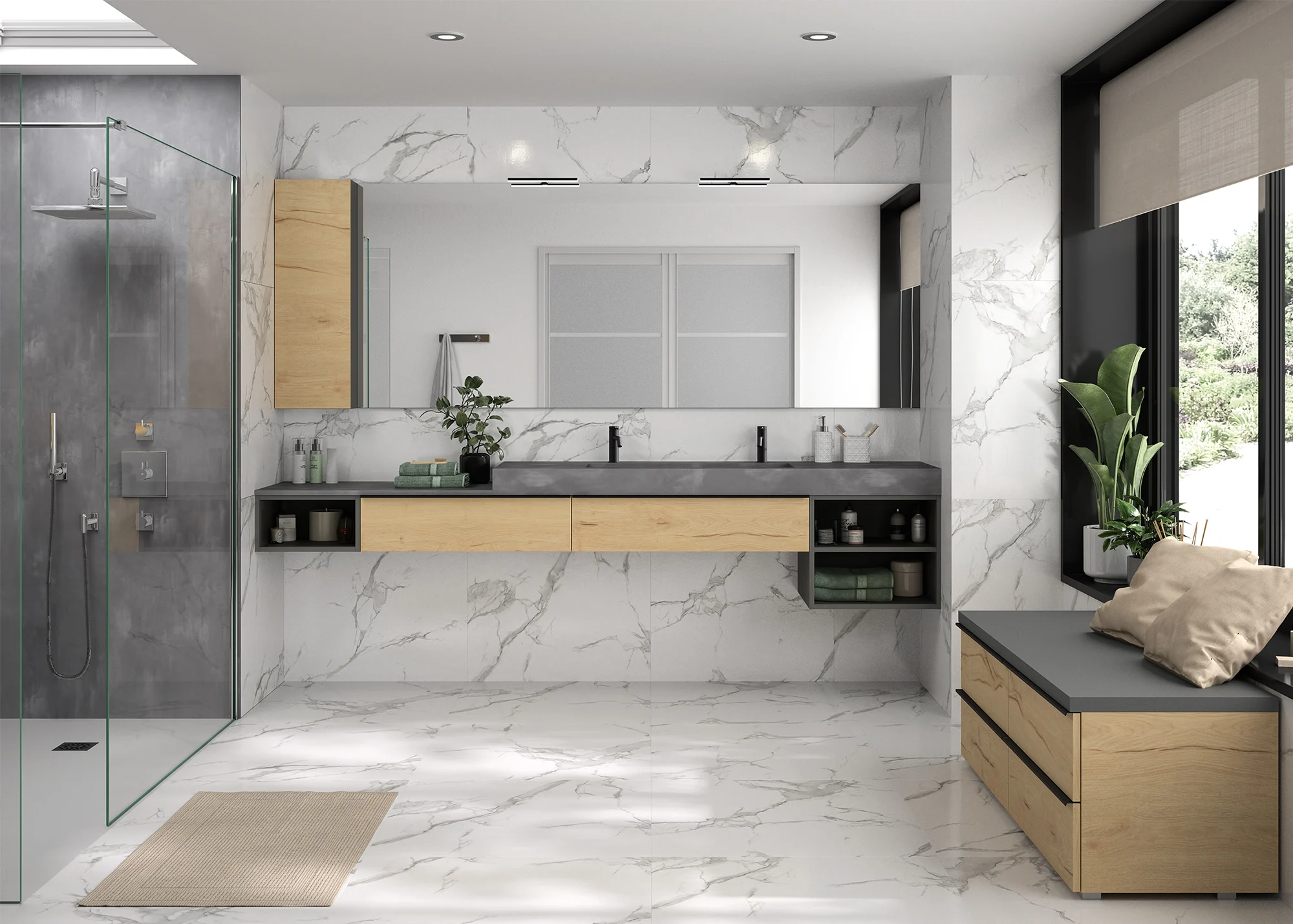 salle de bains adaptée à chaque membre