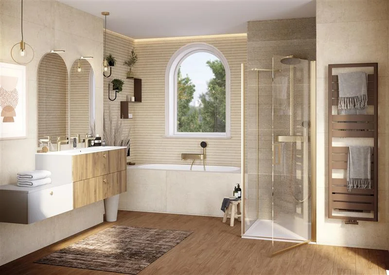 salle de bains design mocha mousse